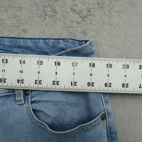 Lane Bryant Jeans Womens Size 16 Blue Mid-Rise-Rise Boyfriend Capri 24.5" Inseam - Picture 3 of 16